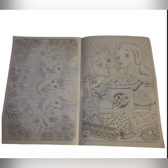 NEW 2023 Lisa Frank Giant Color & Activity Book Vibrant Colors Bug Alien Peace - Picture 14 of 16